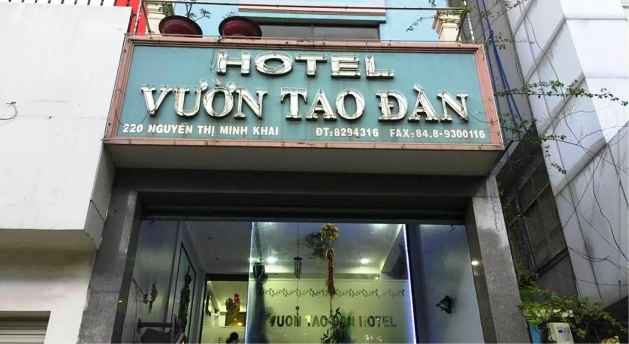 Vuon Tao Dan Hotel Ho Şi Min Exterior foto